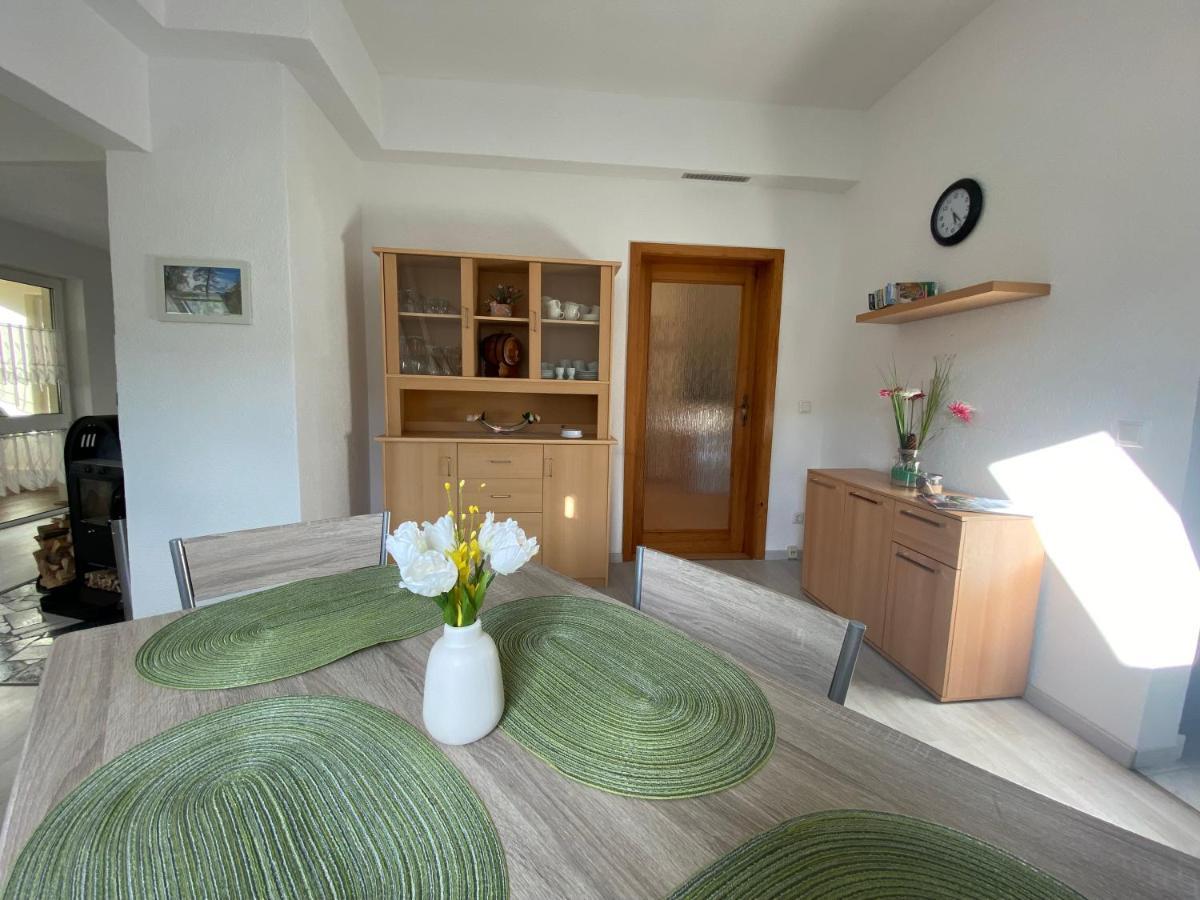 Waldblickwohnung Mit Schoener Terrasse Und Kamin Sebnitz Exterior foto