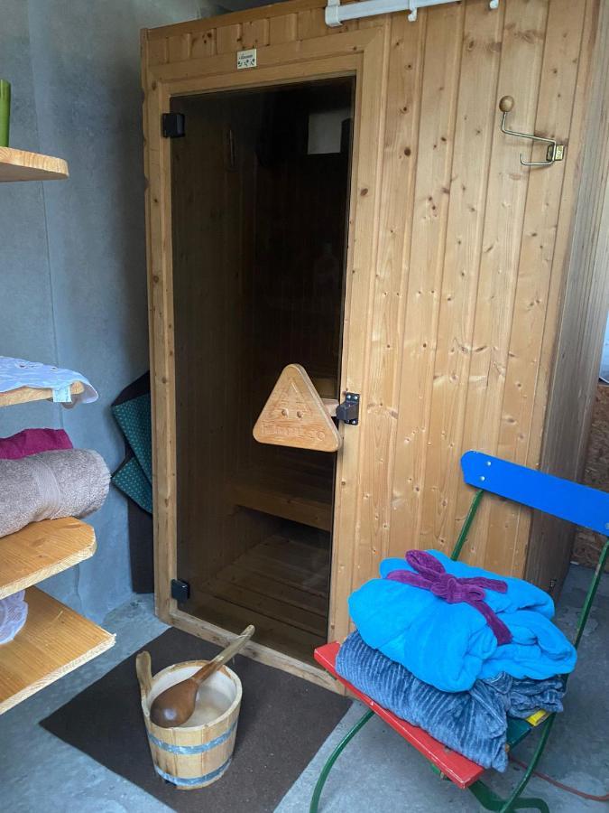 Waldblickwohnung Mit Schoener Terrasse Und Kamin Sebnitz Exterior foto