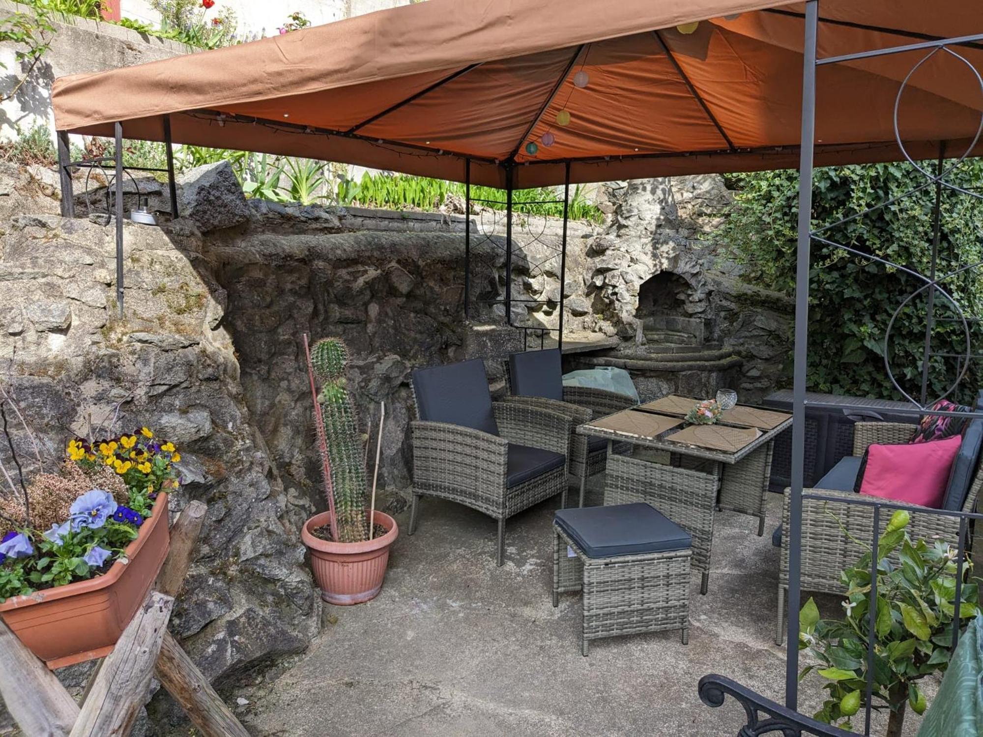 Waldblickwohnung Mit Schoener Terrasse Und Kamin Sebnitz Exterior foto